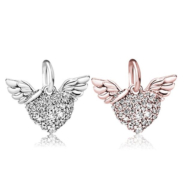 1pcs cute heart wings pendant diy beads adapting to original pandora charm bracelet ladies jewelry making gifts, Silver
1pcs cute heart wings pendant diy beads adapting to original pandora charm bracelet ladies jewelry making gifts, Silver