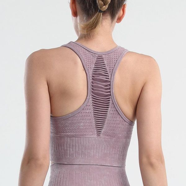 seamless sports bra shockproof gathering fitness vest women's running quick-drying breathable hole underwear yoga wear outfit
seamless sports bra shockproof gathering fitness vest women's running quick-drying breathable hole underwear yoga wear outfit