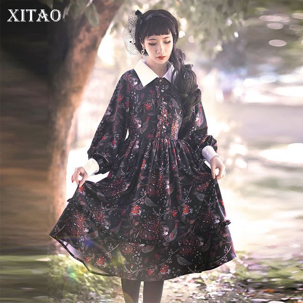 casual dresses xitao patchwork print ruffles women clothes spring fashion loose turn down collar full sleeve elegant zll5027 r0wg, Black;gray
casual dresses xitao patchwork print ruffles women clothes spring fashion loose turn down collar full sleeve elegant zll5027 r0wg, Black;gray