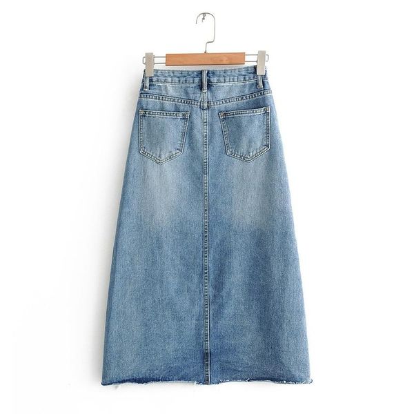 skirts summer korean denim skirt, high-waisted hem, irregular frayed niche design, mid-length skirt 2021, Black
skirts summer korean denim skirt, high-waisted hem, irregular frayed niche design, mid-length skirt 2021, Black