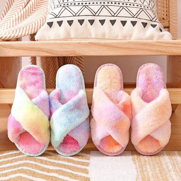 slippers winter home warmth rendering cross korean women's indoor anti-slip fur, Black
slippers winter home warmth rendering cross korean women's indoor anti-slip fur, Black