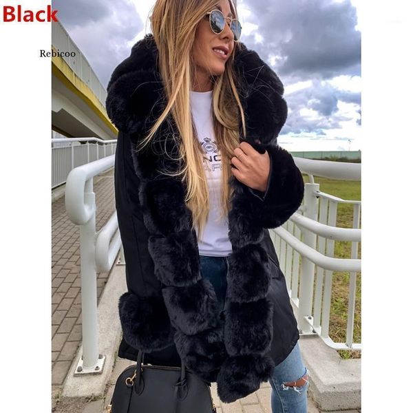 women's jackets parka coats long cotton casual fur hooded 2021 winter women thick warm parkas female overcoat coat, Black;brown
women's jackets parka coats long cotton casual fur hooded 2021 winter women thick warm parkas female overcoat coat, Black;brown