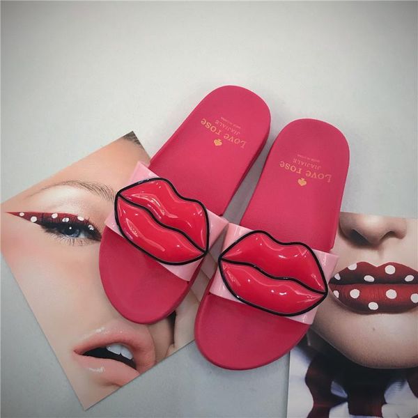 summer slippers women thick bottom indoor house couples bathroom non-slip soft fashion red lip shoes casual, Black
summer slippers women thick bottom indoor house couples bathroom non-slip soft fashion red lip shoes casual, Black