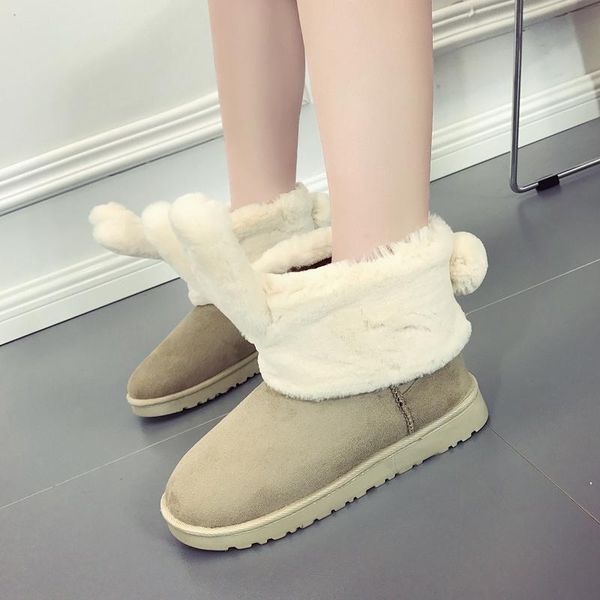 boots ozersk brand winter women sweet cute style cartoon suede ankle flat snow female warm fashion shoes, Black
boots ozersk brand winter women sweet cute style cartoon suede ankle flat snow female warm fashion shoes, Black