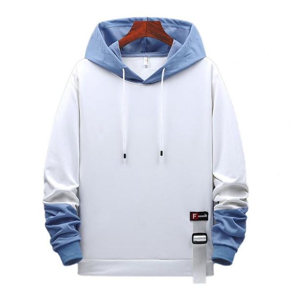 men's hoodies & sweatshirts men autumn spring hoodie contrast colors drawstring casual hooded long sleeve loose teenager for work, Black
men's hoodies & sweatshirts men autumn spring hoodie contrast colors drawstring casual hooded long sleeve loose teenager for work, Black