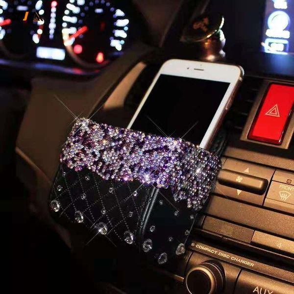 car organizer air outlet storage box auto debris bag fashion shiny crystal decoration mobile phone interior accessories
car organizer air outlet storage box auto debris bag fashion shiny crystal decoration mobile phone interior accessories