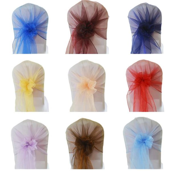 50pcs 65*275cm organza sashes wedding chairs band hood bow cover for birthday party home banquet knot decoration
50pcs 65*275cm organza sashes wedding chairs band hood bow cover for birthday party home banquet knot decoration