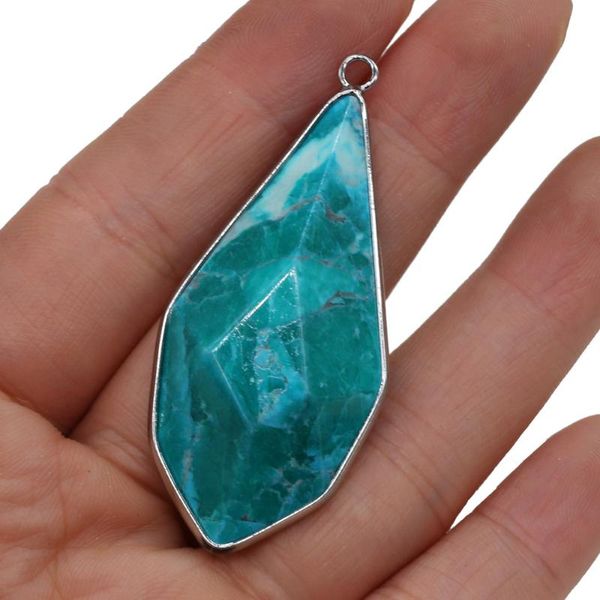 charms 20x38mm natural stone synthetic apatite pendant faceted drop shape single hole pendants for making jewelry necklace accessories, Bronze;silver
charms 20x38mm natural stone synthetic apatite pendant faceted drop shape single hole pendants for making jewelry necklace accessories, Bronze;silver