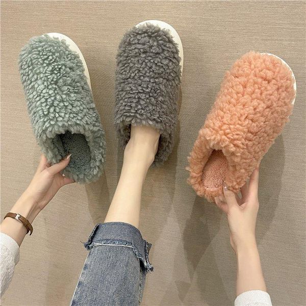 slippers house women winter home furry fluffy warm thick-soled plush indoor cotton shoes woman, Black
slippers house women winter home furry fluffy warm thick-soled plush indoor cotton shoes woman, Black