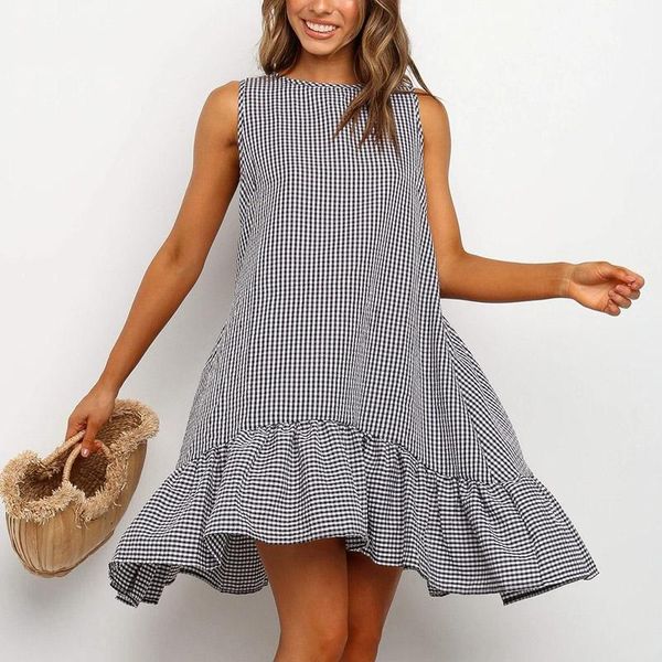 casual summer boho dress plaid o neck off shoulder sundress loose plus size ruffle 2021 women beach dresses, Black;gray
casual summer boho dress plaid o neck off shoulder sundress loose plus size ruffle 2021 women beach dresses, Black;gray