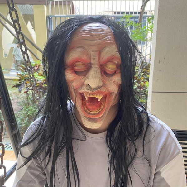 other event & party supplies big fangs halloween horror helmet scary mask zombie-bad face ghost creepy black long wig
other event & party supplies big fangs halloween horror helmet scary mask zombie-bad face ghost creepy black long wig