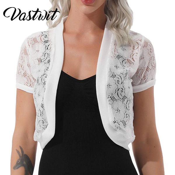 women's jackets short sleeve bolero shrugs lace cropped cardigan evening party dress cape wraps, Black;brown
women's jackets short sleeve bolero shrugs lace cropped cardigan evening party dress cape wraps, Black;brown