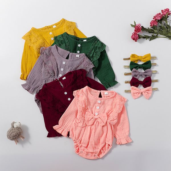 rompers wholesale spring baby girl bodysuit lace collar cotton long sleeve princess romper with headband born clothes e20578 vm86, Blue
rompers wholesale spring baby girl bodysuit lace collar cotton long sleeve princess romper with headband born clothes e20578 vm86, Blue