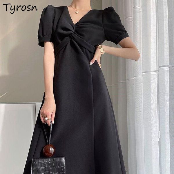 casual dresses short puff sleeve black dress women v-neck midi retro elegant french style mujer solid ol loose plus size 3xl streetwear, Black;gray
casual dresses short puff sleeve black dress women v-neck midi retro elegant french style mujer solid ol loose plus size 3xl streetwear, Black;gray