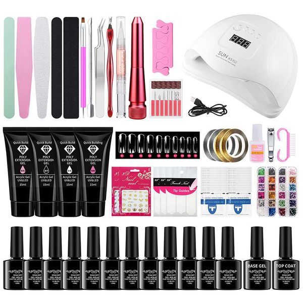 nail set uv led lamp dryer with 12pcs gel polish kit soak off electric drills extension remover manicure all tools art kits
nail set uv led lamp dryer with 12pcs gel polish kit soak off electric drills extension remover manicure all tools art kits
