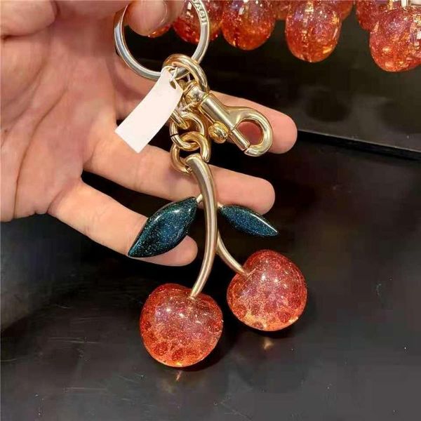 keychains genuine crystal cherry key ring bag pendant women's ornaments exquisite car classics accessories, Silver
keychains genuine crystal cherry key ring bag pendant women's ornaments exquisite car classics accessories, Silver