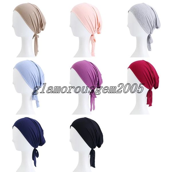 muslim solid color headscarf beanies soft modal adjustable elastic long tail inner turban hats islamic women loss hair caps, Blue;gray
muslim solid color headscarf beanies soft modal adjustable elastic long tail inner turban hats islamic women loss hair caps, Blue;gray