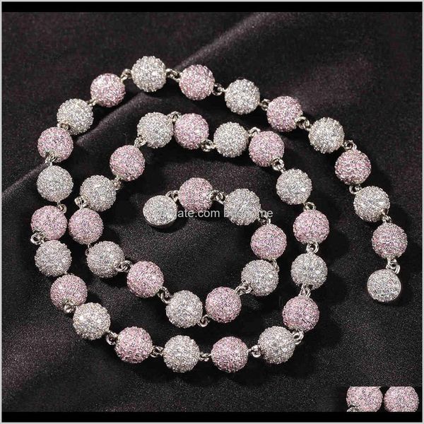 beaded & pendants drop delivery 2021 mens hip hop gold necklace jewelry iced out round bead chain fashion sier pink chains necklaces wjgd5, Silver
beaded & pendants drop delivery 2021 mens hip hop gold necklace jewelry iced out round bead chain fashion sier pink chains necklaces wjgd5, Silver