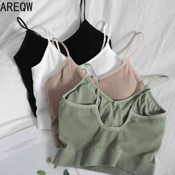 halter with short vest spring all-match slim base with chest pad beautiful back female korean of pure color sling 210507, White
halter with short vest spring all-match slim base with chest pad beautiful back female korean of pure color sling 210507, White