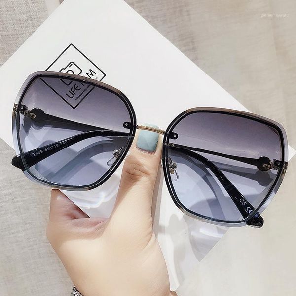 frameless crystal trimming polygonal lens uv protection sunglasses ladies retro tide women 72059, White;black
frameless crystal trimming polygonal lens uv protection sunglasses ladies retro tide women 72059, White;black