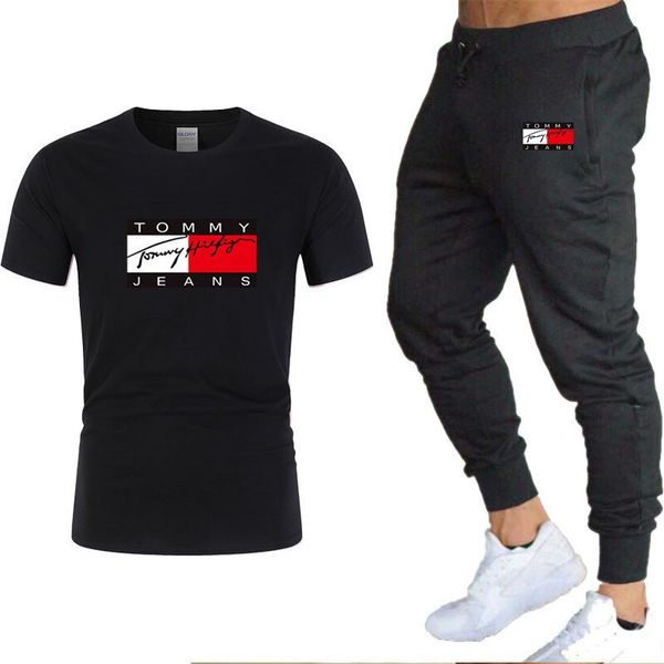 men's tracksuits enter the spring and autumn season men wo leisure fashion personalized printed short sleeve t-shirt sports fitness pan, Gray
men's tracksuits enter the spring and autumn season men wo leisure fashion personalized printed short sleeve t-shirt sports fitness pan, Gray