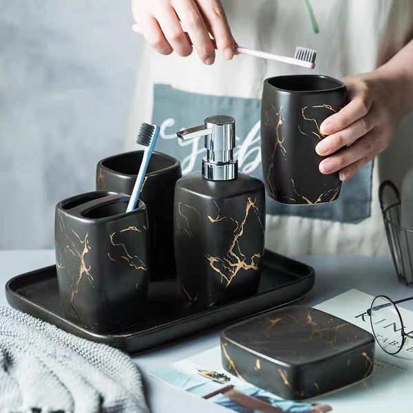 marble ceramics bathroom accessories sets soap dispenser tooth brush holder tumbler dish tray decoration bath accessory set
marble ceramics bathroom accessories sets soap dispenser tooth brush holder tumbler dish tray decoration bath accessory set