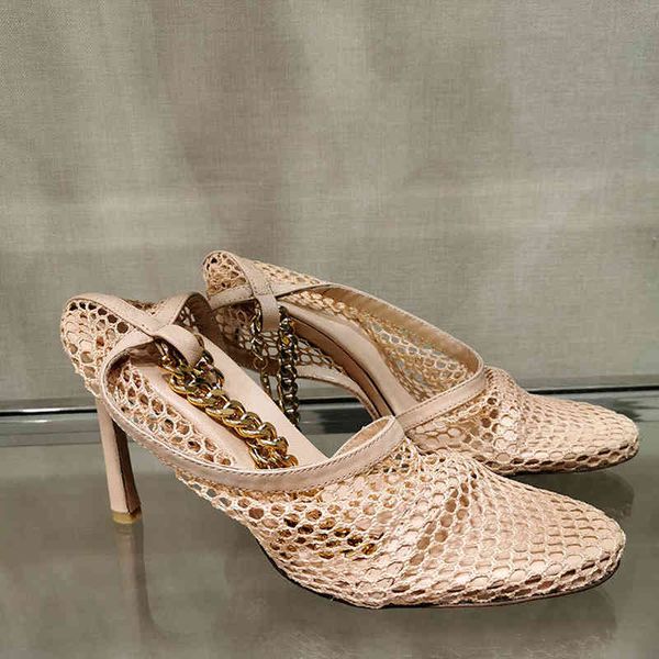 sandals women hollow air mesh thin high heels chain design slip on party pumps fashion lace elegant shoes 4hx3, Black
sandals women hollow air mesh thin high heels chain design slip on party pumps fashion lace elegant shoes 4hx3, Black