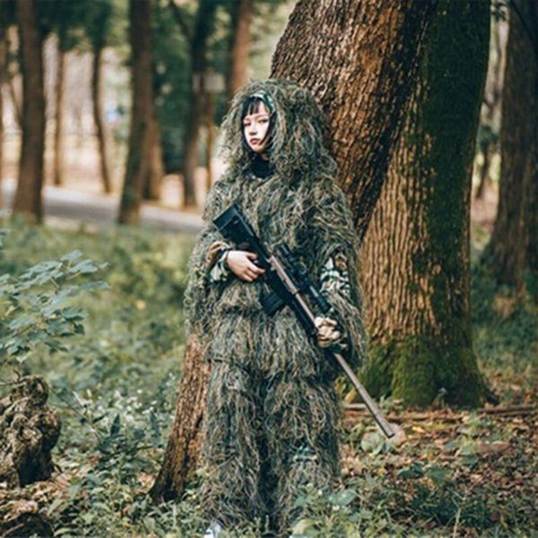 hunting sets pubg kids ghillie suit clothes camouflage military set tactical uniform sniper invisibility cloak for 110-150cm, Camo
hunting sets pubg kids ghillie suit clothes camouflage military set tactical uniform sniper invisibility cloak for 110-150cm, Camo