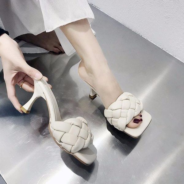 slippers fashion luxury women high heel shoes personal knitting casual blue office ladies prom, Black
slippers fashion luxury women high heel shoes personal knitting casual blue office ladies prom, Black