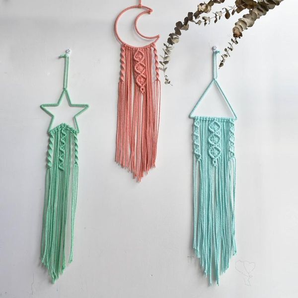 tapestries arrival ins wall hanging for children's room decoation handmade macrame taperstry
tapestries arrival ins wall hanging for children's room decoation handmade macrame taperstry