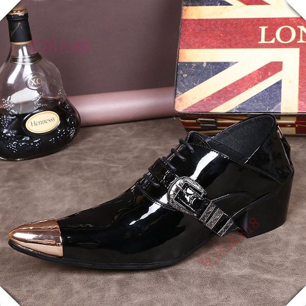 dress shoes christia bella british style men office genuine leather oxfords buckle fashion handmade business party, Black
dress shoes christia bella british style men office genuine leather oxfords buckle fashion handmade business party, Black
