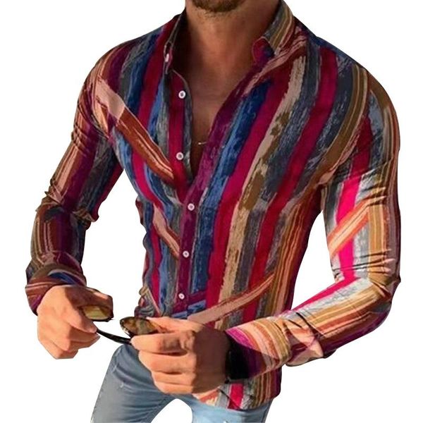 striped casual long sleeve shirts men printing design slim fit soft clothing comfortable blouses party home shirt for s0316 men's, White;black
striped casual long sleeve shirts men printing design slim fit soft clothing comfortable blouses party home shirt for s0316 men's, White;black