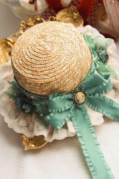 party masks girl elegant hair accessories beach hat lolita mori handmade big bow light green lace ribbon straw sun shade cos tea
party masks girl elegant hair accessories beach hat lolita mori handmade big bow light green lace ribbon straw sun shade cos tea