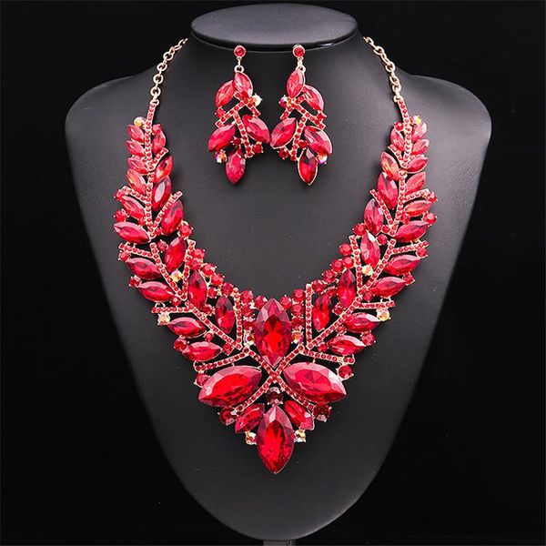 earrings & necklace fashion crystal jewelry sets bridal wedding party women jewelery dress jewellery decoration accessories, Silver
earrings & necklace fashion crystal jewelry sets bridal wedding party women jewelery dress jewellery decoration accessories, Silver