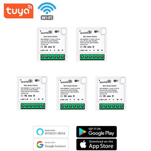 smart home control tuya mini wifi switch 16a 2-way timer wireless switches life automation compatible with alexa google
smart home control tuya mini wifi switch 16a 2-way timer wireless switches life automation compatible with alexa google