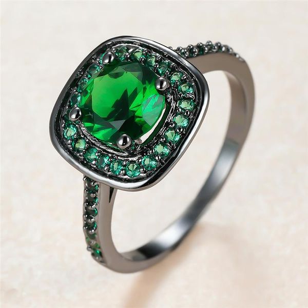 vintage male female green crystal stone rings charm black gold wedding for women punk bride square zircon engagement ring, Slivery;golden
vintage male female green crystal stone rings charm black gold wedding for women punk bride square zircon engagement ring, Slivery;golden
