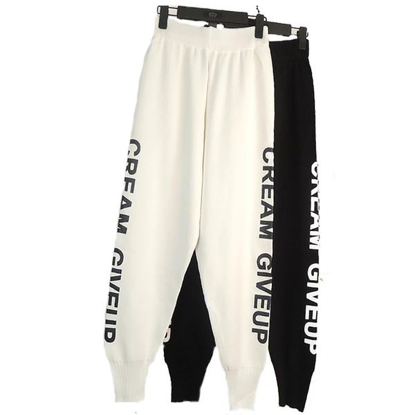 women's pants & capris autumn heavy industry letters cargo high waist casual loose black knitted, Black;white
women's pants & capris autumn heavy industry letters cargo high waist casual loose black knitted, Black;white
