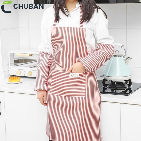 apron with pockets stripe kitchen waterproof clean antifouling sleeve half body suit thickened a253 aprons
apron with pockets stripe kitchen waterproof clean antifouling sleeve half body suit thickened a253 aprons