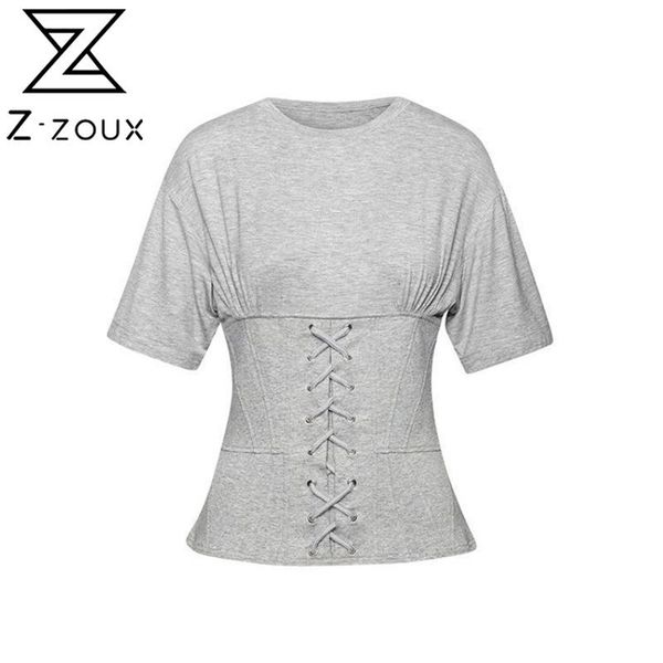 women t shirt cotton tshirt short sleeve bandage grey tee female summer t-shirt fashion 210513, White
women t shirt cotton tshirt short sleeve bandage grey tee female summer t-shirt fashion 210513, White