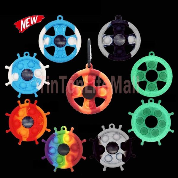 rainbow luminous rudder shape fidget toy party favor tip on the finger toys silicone push bubble sensory toy with carabiner se7
rainbow luminous rudder shape fidget toy party favor tip on the finger toys silicone push bubble sensory toy with carabiner se7