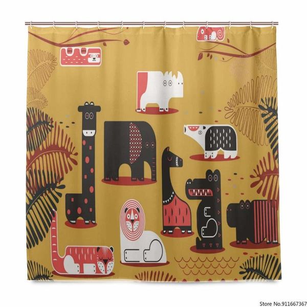 fabric shower curtain, animals jungle giraffe tigar lion elephant rhino crocodile waterproof bathroom curtain with 12 hooks for curtains
fabric shower curtain, animals jungle giraffe tigar lion elephant rhino crocodile waterproof bathroom curtain with 12 hooks for curtains