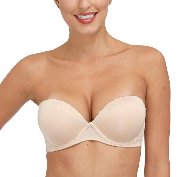 bras strapless for women push up padded adjusted convertible lingerie usual bra backless straps wedding white plus size, Red;black
bras strapless for women push up padded adjusted convertible lingerie usual bra backless straps wedding white plus size, Red;black