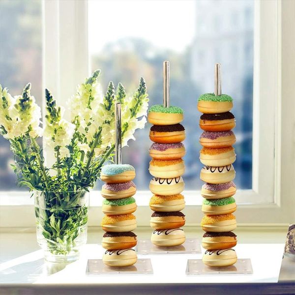 baking moulds acrylic donuts stands bagels 6 pieces clear holder for wedding birthday party treat display corner decor
baking moulds acrylic donuts stands bagels 6 pieces clear holder for wedding birthday party treat display corner decor