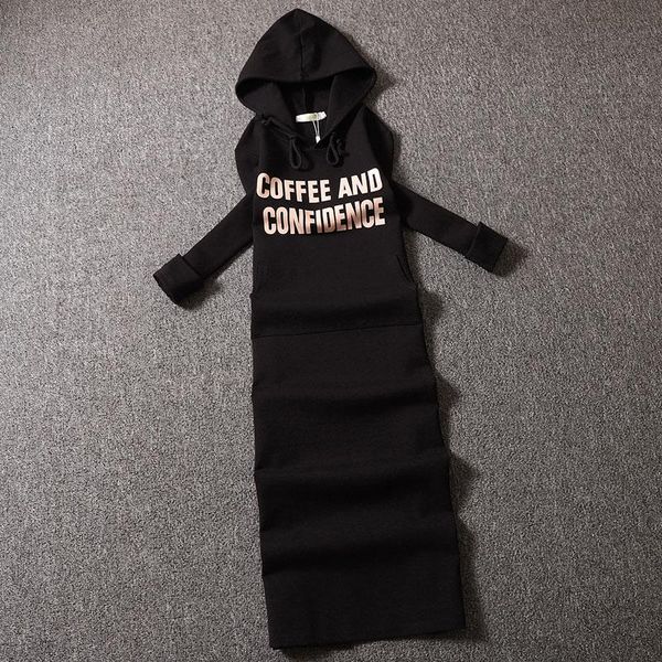casual dresses autumn 2021 hooded women v-neck long-sleeved black slim knee-length fashion pullovers outwear, Black;gray
casual dresses autumn 2021 hooded women v-neck long-sleeved black slim knee-length fashion pullovers outwear, Black;gray