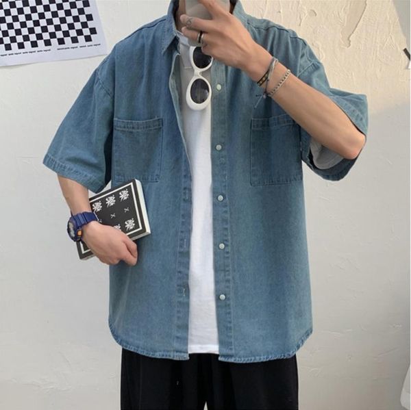 arrival shirts solid slim fit short sleeved casual tee summer men clothing for denim men's, White;black
arrival shirts solid slim fit short sleeved casual tee summer men clothing for denim men's, White;black