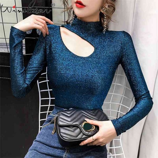 black hole tshirt long sleeve high neck cut out fashion autumn new elastic slim fit skinny women tee shirt t07924b 210401, White
black hole tshirt long sleeve high neck cut out fashion autumn new elastic slim fit skinny women tee shirt t07924b 210401, White