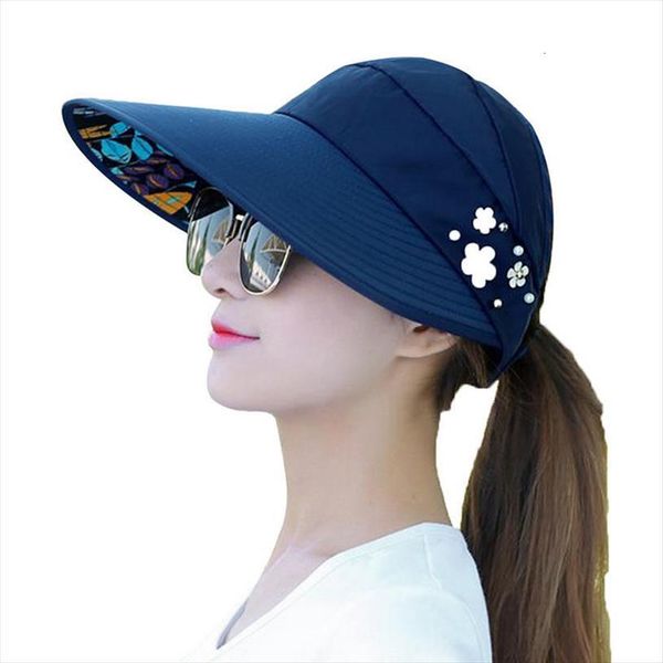 foldable uv protection sun hat women summer hats with pearl adjustable beach visor wide brim for female, Blue;gray
foldable uv protection sun hat women summer hats with pearl adjustable beach visor wide brim for female, Blue;gray