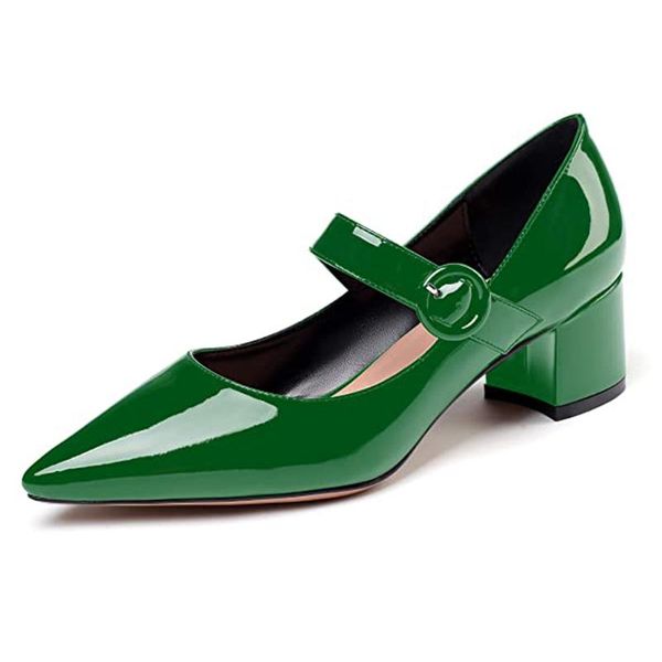 women's low heels 5cm pointed toe pumps mary jane chunky comfortable classic office wedding shoes dress, Black
women's low heels 5cm pointed toe pumps mary jane chunky comfortable classic office wedding shoes dress, Black