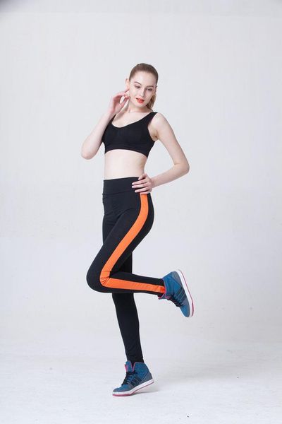 women's leggings women stitching color fitness exercise energy pants trousers ropa mujer, Black
women's leggings women stitching color fitness exercise energy pants trousers ropa mujer, Black