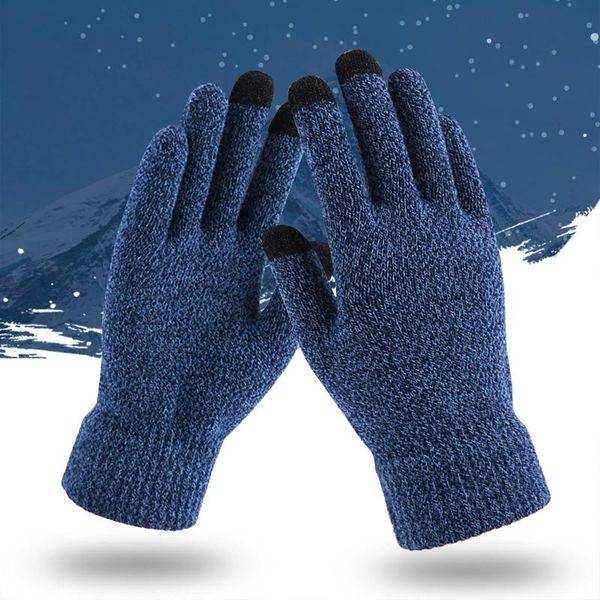 berets winter knitted men gloves female warm mitten outdoor driving cold-proof full finger glove guantes ouch screen #p3, Blue;gray
berets winter knitted men gloves female warm mitten outdoor driving cold-proof full finger glove guantes ouch screen #p3, Blue;gray